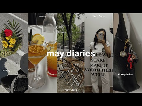 may diaries | rainy days, morning routine & making f1 lego keychains