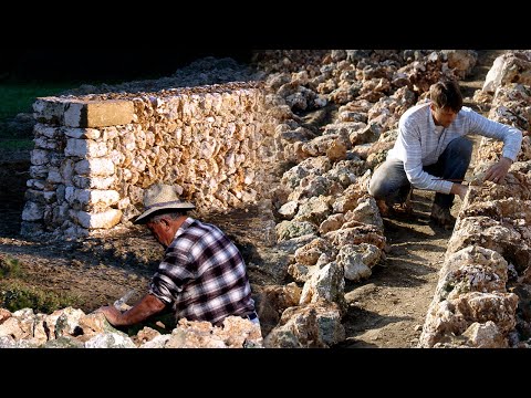 PAREDES ARTESANALES con “piedra seca”. Construcción tradicional | Oficios Perdidos | Documental