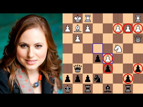 Judit Polgar's BEAUTIFUL ending vs Gata Kamsky