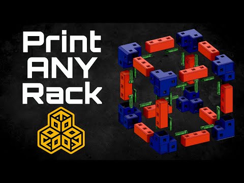 Build ANY Size Server Rack... From Your 3D Printer!