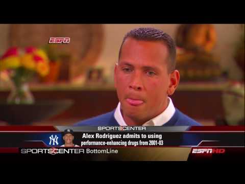 ESPN Sportscenter: Alex Rodriguez Interviewed by Peter Gammons Part 1/4