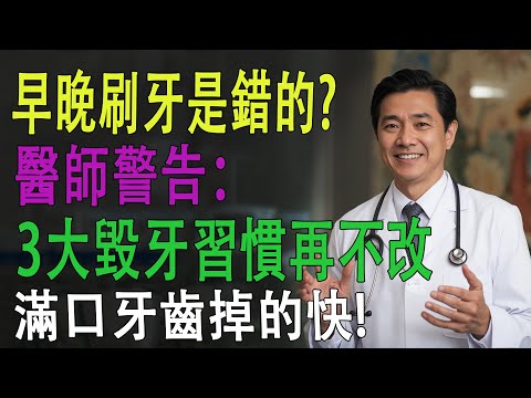 為何台灣老人牙齒掉這麼快？牙醫點名3個害慘牙齒的生活習慣!