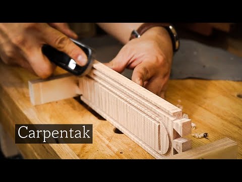 ⚡Woodworking Mastery: Exquisitely Handcrafted Dovetail Box Using Hand Tools by Carpentak' Craft