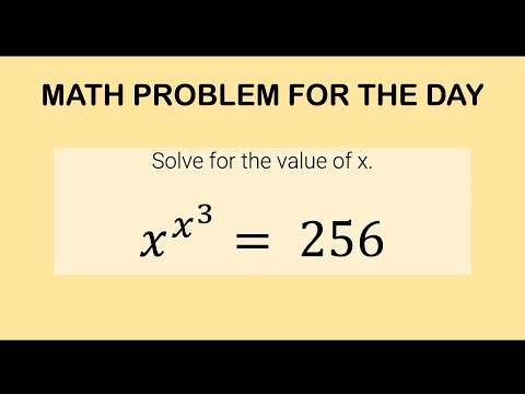 Algebra Challenge : Nested Exponents