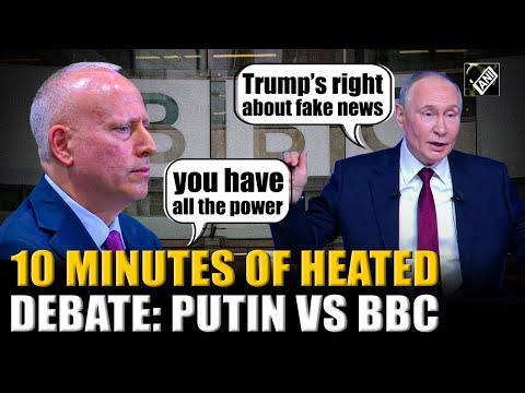 Watch! Putin Vs BBC: 10 minutes of heated debate at 'Results of Year' Conference breaks internet