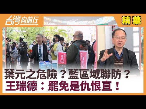 葉元之危險?藍區域聯防? 王瑞德:罷免是仇恨直!【台灣向前行 精華】2025.02.05