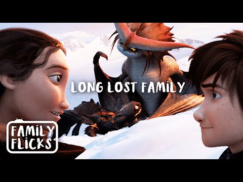 Hiccup Reunites With His Long Lost Mom | How To Train Your Dragon 2 (2014) | Family Flicks