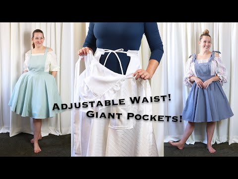 The Split-Side Pinafore Tutorial: An Easy Pinafore That Always Fits!