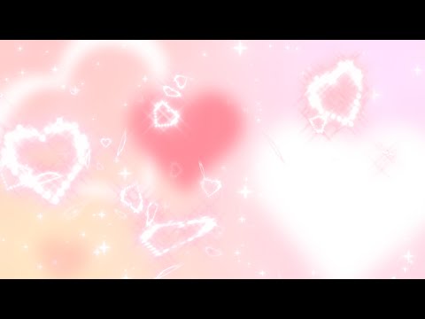 Y2k Blurred and Glittering Pink Stars and Hearts Background || 1 Hour Looped HD