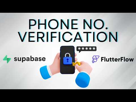 Supabase Phone Verification Made EASY! Step-by-step FlutterFlow Guide