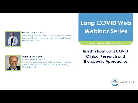 Long COVID Web: December 2025 Webinar