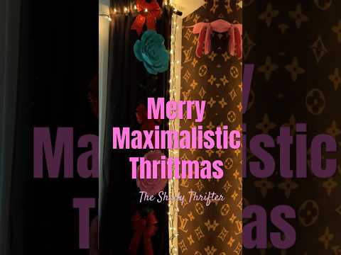 Merry Maximalistic Thriftmas 🎄 | Thrifted Christmas Decor Tour