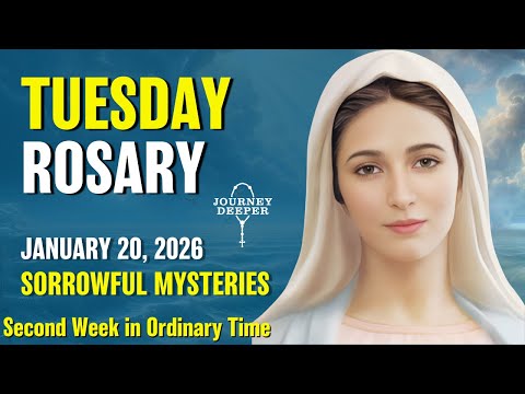 Tuesday Rosary ❤️ Sorrowful Mysteries of the Rosary ❤️ January 20, 2026 VIRTUAL ROSARY