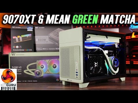 RX 9070 XT in Thermaltake TR100: Quiet SFF Beast Build