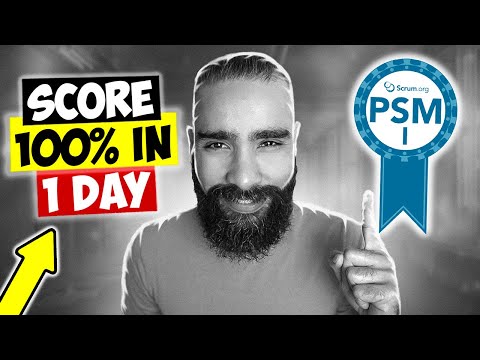 I helped 1000s get their Professional Scrum Master 1 (PSM 1) Certification in 24 Hours! (Full Guide)