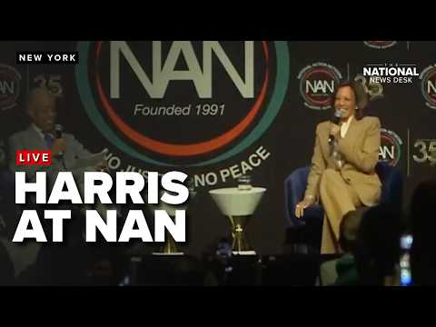 Harris at the National Action Network