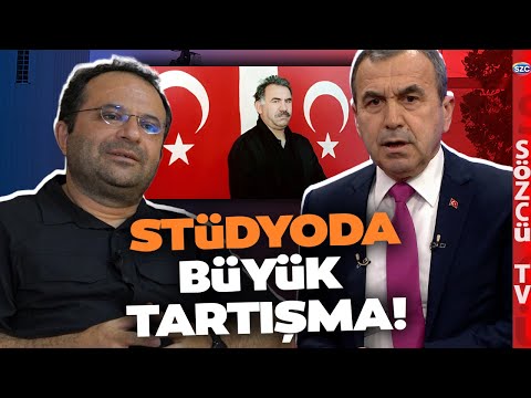 Naim Babüroğlu ile DEM'li Tayip Temel Arasında PKK Tartışması! 'Bu Haritayı Yırtıyorum Desin'