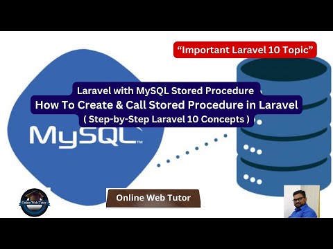 How To Create MySQL Stored Procedure & Call in Laravel 10 | Step-by-Step Laravel 10  Dev Tutorials