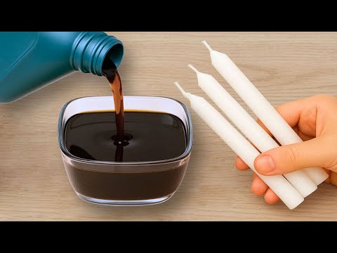 Mix CANDLE WAX with used MOTOR OIL and see the trick no one told you!