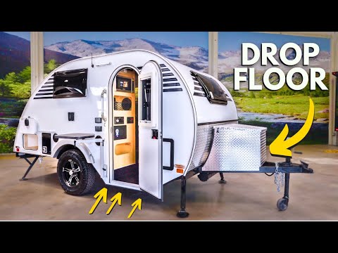 Micro Camper Drop Floor Provides Standing Height...Fits in Garage!