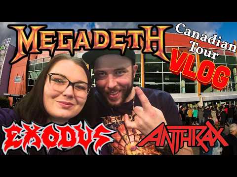 FIRST TIME EVER SEEING MEGADETH, ANTHRAX, & EXODUS!!! | VICTORIA, CANADA | FEBRUARY 15TH 2026