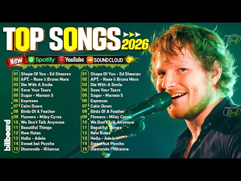 Bruno Mars, Rihanna, The Weeknd, Ed Sheeran, Adele, Dua Lipa, Maroon 5 💯 Billboard Top 50 This Week