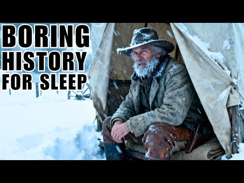 How Did People Sleep as Snow Buried the Wild West | Boring History For Sleep