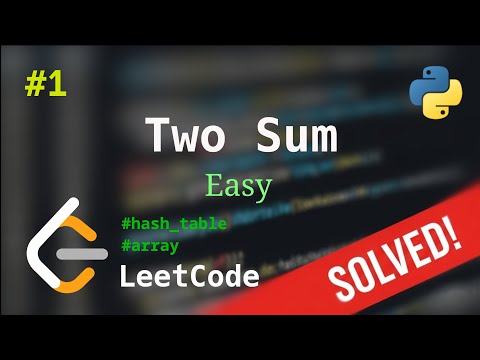 1. Two Sum | Решение с комментариями | LeetCode | Python