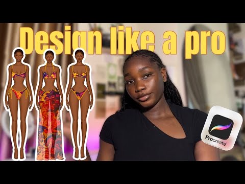 How to design clothes for your fashion brand using Procreate (The Easy Way)