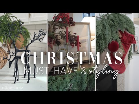 CHRISTMAS DECOR MUST-HAVES 2025 || CHRISTMAS DECORATING IDEAS || FAVORITE TIMELESS CHRISTMAS DECOR