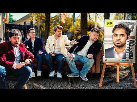 Magnus and Hikaru React to the Indians' Player Cards