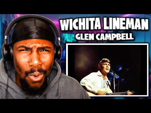 A Beautifully Deep Song! | Wichita Lineman - Glen Campbell (Reaction)