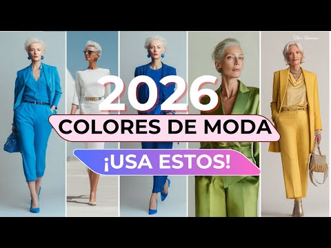 COLORES DE MODA QUE DOMINARÁN 2026