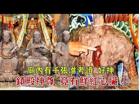 鎮殿神尊有鮮紅心臟！體內還有肋骨跟血管!? 上千張准考證供廟內，五文昌帝君超神！帶你體驗一個月只開九天的百年市集！台灣百廟2025/08/03 - 善化東嶽殿(東嶽大帝)+善化慶安宮(媽祖)