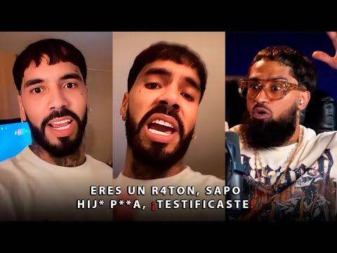 ANUEL AA le tira con todo a Bryant Myers en su Live