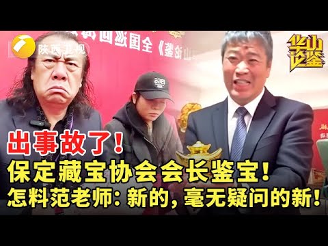 出事故了！保定藏宝协会会长鉴宝！怎料范老师：新的，毫无疑问的新！#华山论鉴 #鉴宝 #精彩