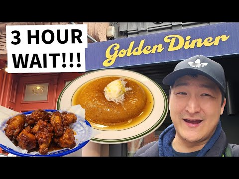 3 HOUR WAIT for a DINER?!? Is NYC's GOLDEN DINER Worth It?