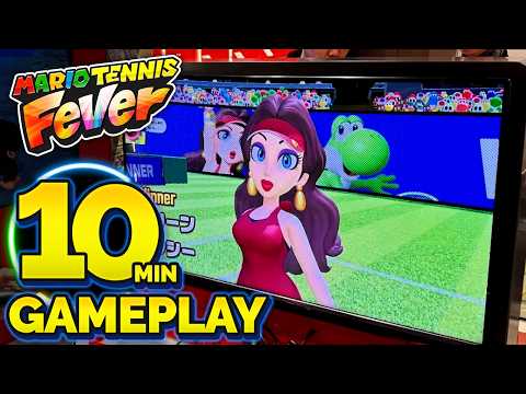 10 Minutes of Mario Tennis Fever Gameplay!