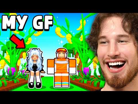 My Girlfriend Woke Up To The Craziest Roblox Garden Ever!