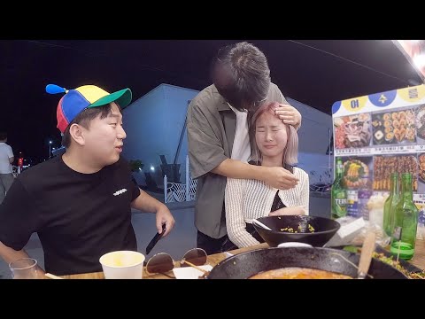 드디어 울음 터진 여자친구