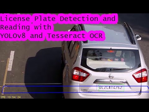 Automatic number plate recognition with Python, Yolov8 Tesseract OCR | computer vision