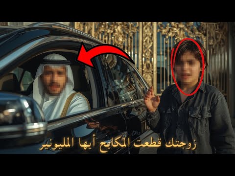 طفل مشرد يصرخ"توقف زوجتك قطعت فرامل السيارة" فاندهش هذا الملياردير السعودي... و ما حدث صدم الجميع...