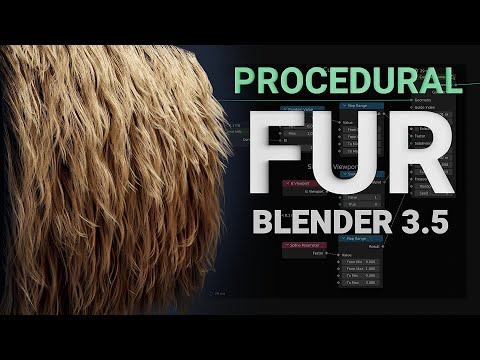 How to Make Procedural Fur in Blender Geometry Nodes