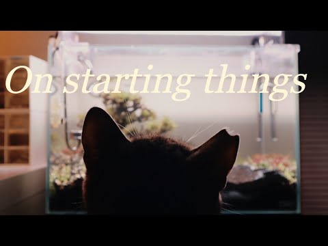 On starting things without knowing the exact goal