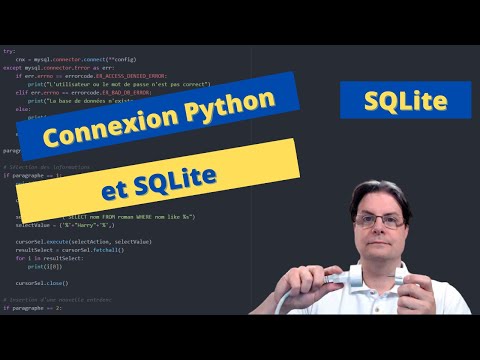 Base de données : SQLite et Python