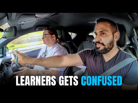 During her mock test, my learner gets confused | UK Driving Mock test