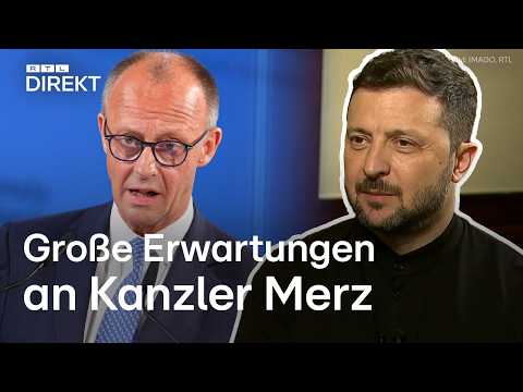Exklusives Interview: Selenskyj über Merz, Taurus-Lieferungen und den Weg zum Frieden | RTL Direkt