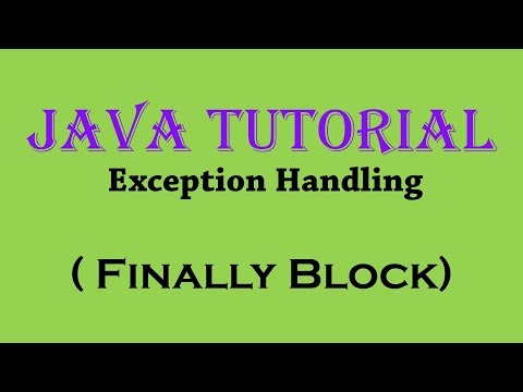10.5 Exception Handling in Java Practical Part 4 Finally Block