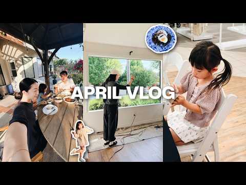 APRIL VLOG|鸡胸肉备餐🍗 带Kaia去逛丝芙兰💄家里换窗户啦🪟