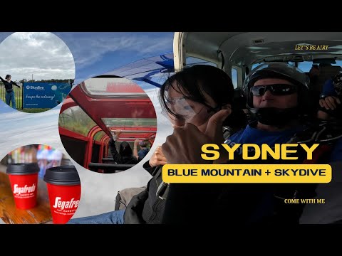 悉尼藍山世界最斜欖車🚃 52度斜角超刺激❤️‍🔥 人生第一次15000呎高空skydive 🫡 無悔玩爆澳洲😎😎  [澳洲一個月上山下海遊]  @airy9712